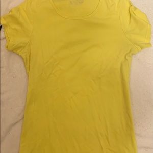 Victoria’s Secret yellow scoop neck T-shirt